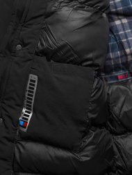 Herren Winterjacke Schwarz OZONEE JS/5M718/392