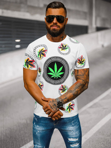 Herren T-shirt Weiß OZONEE O/T135/1