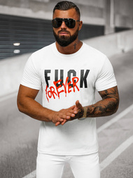 Herren T-shirt Weiß OZONEE O/T1267/1