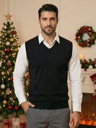 Herren Pullover Schwarz OZONEE NB/MM6005/4Z