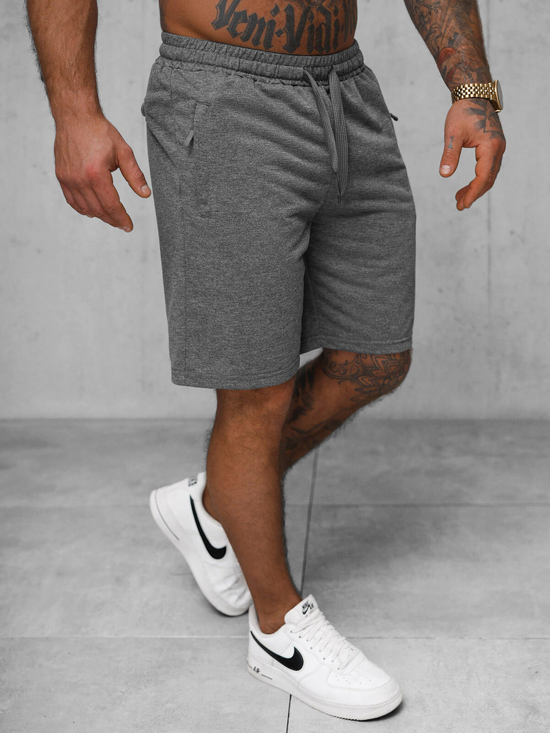 Herren Sportshorts Anthrazit OZONEE JS/8K1551/5