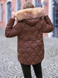 Damen Jacke Schokolade OZONEE JS/5M3226/158