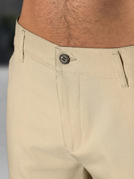 Herren Chino Shorts Beige OZONEE DJ/4400