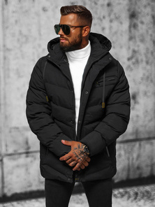 Herren Winterjacke Schwarz OZONEE JS/5M3135/392