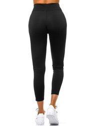 Damen Leggings Schwarz-Gelb OZONEE JS/YW06019/1/52