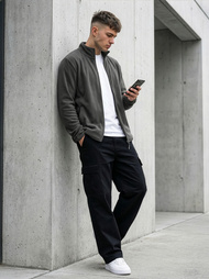 Herren Sweatshirt Dunkelgrau OZONEE JS/HH016/5