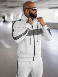 Herren Sportanzug Weiß OZONEE JS/8C8115/1Z