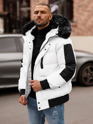 Herren Winterjacke Weiß OZONEE O/M798Z