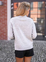 Damen pullover grau OZONEE JS/53B5201/2