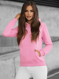 Damen Kapuzenpullover Hellrosa OZONEE JS/W02Z