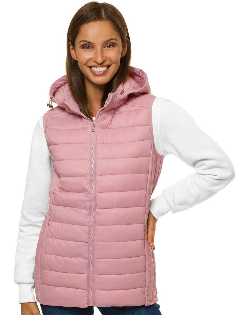 Damen Weste Puderrosa OZONEE JS/M23039/354