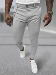 Herren Chino Hose Grau OZONEE DJ/3300