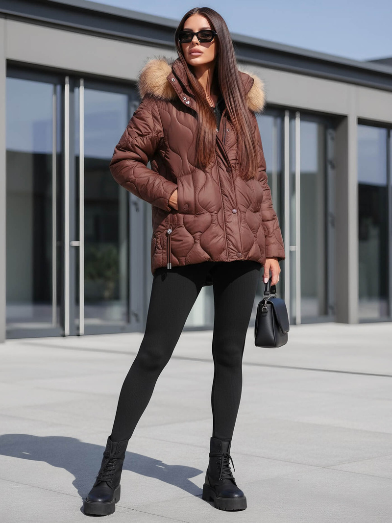 Damen Jacke Schokolade OZONEE JS/5M3226/158Z