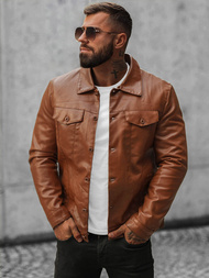 Herren Lederjacke Camel OZONEE O/8830/3