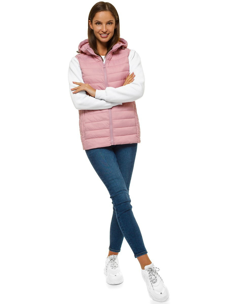 Damen Weste Puderrosa OZONEE JS/M23039/354
