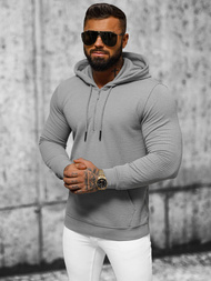 Herren Kapuzenpullover Grau OZONEE O/TB2273