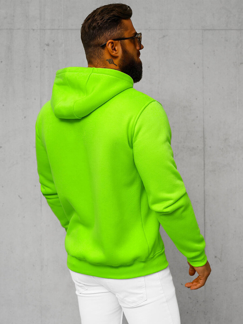 Herren Kapuzenpullover Grün-Neon OZONEE JS/2008Z