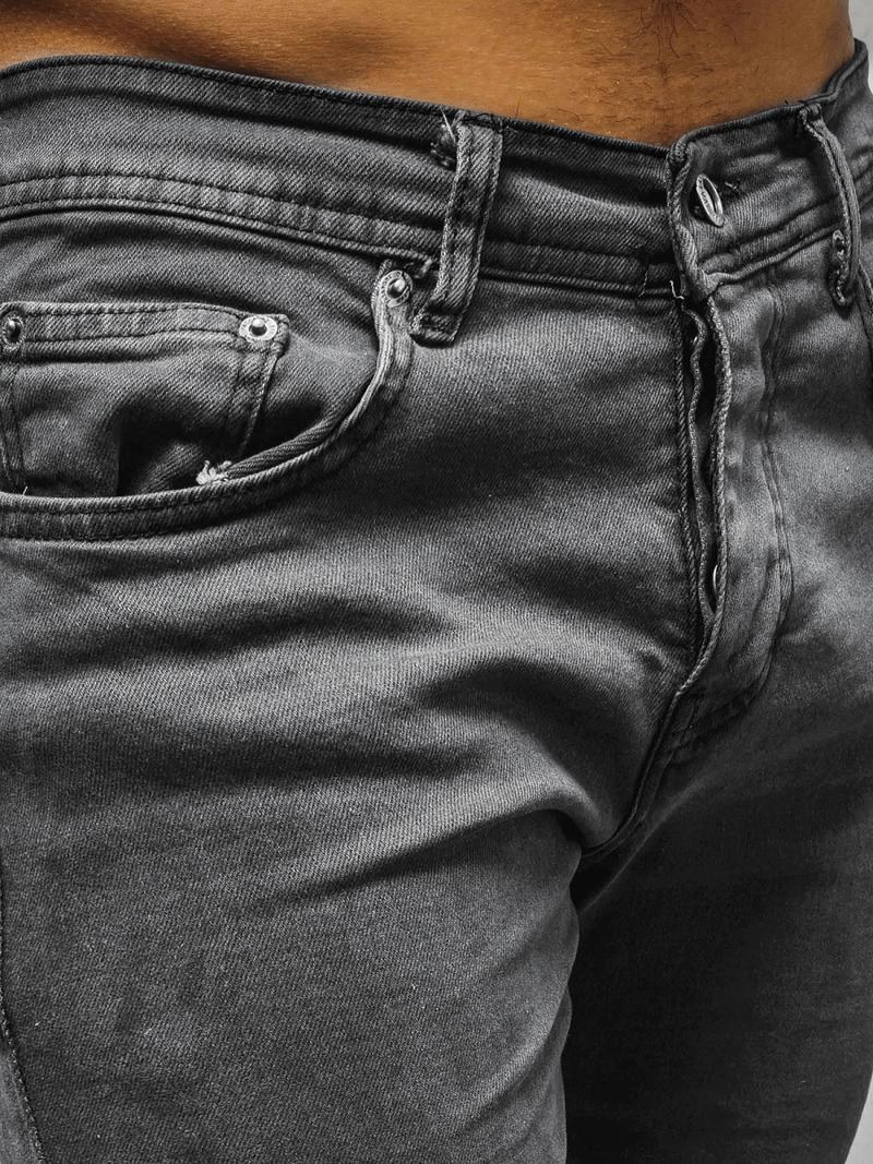 Herren Jeanshose Schwarz OZONEE DP/696/1