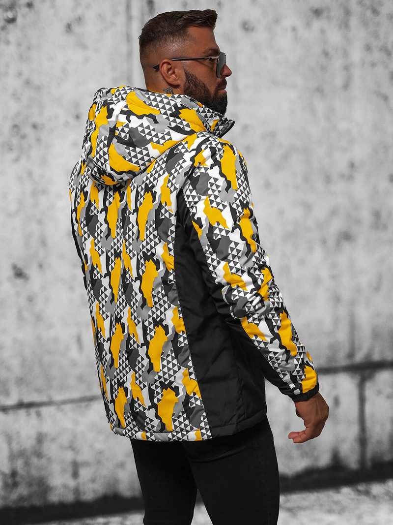 Herren Jacke Camo-Gelb OZONEE JS/M36/254