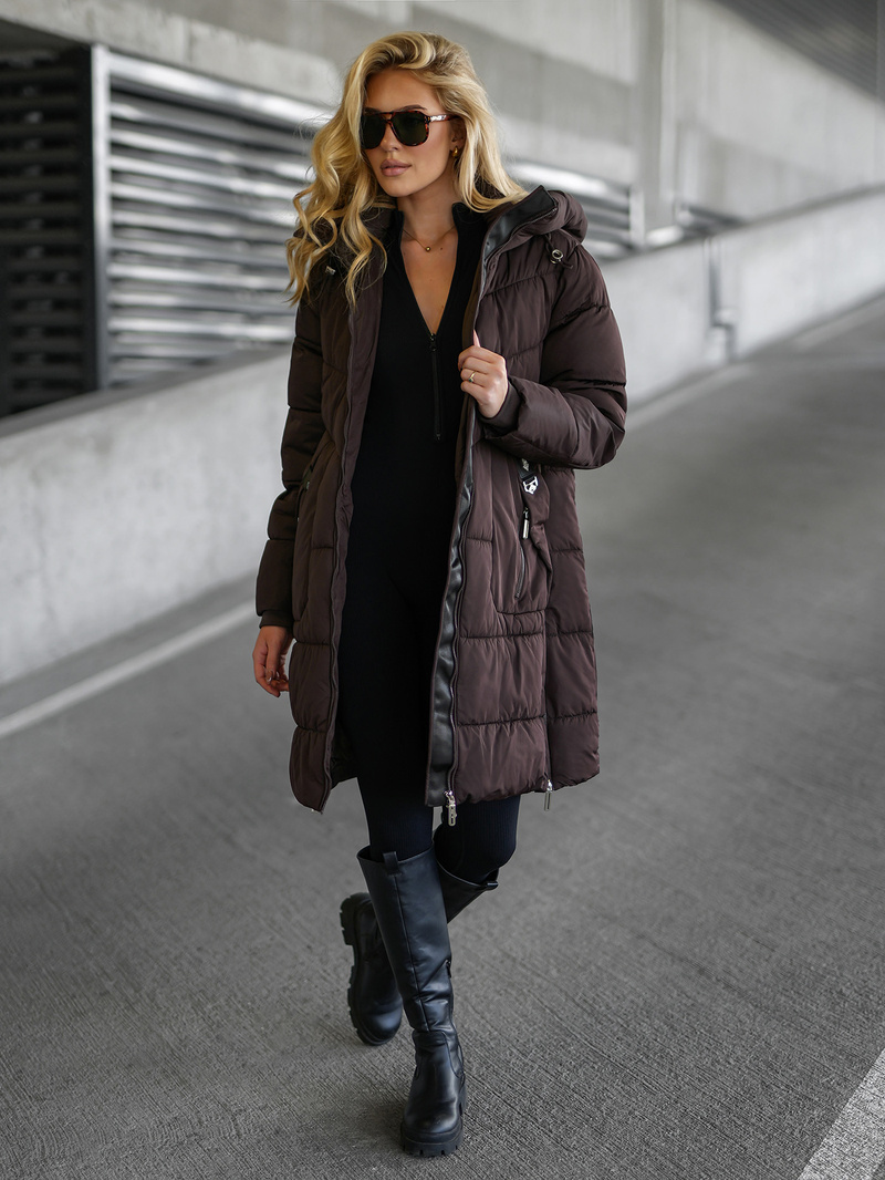 Damen Jacke Schokolade OZONEE JS/16M9302/158