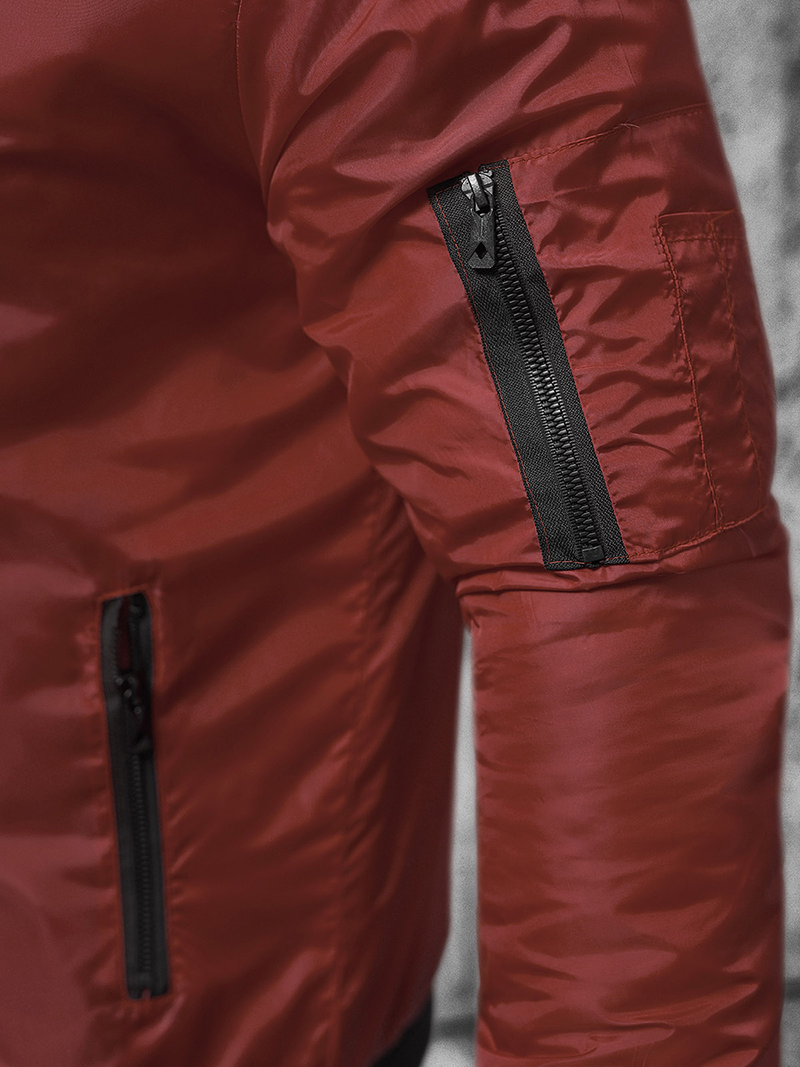 Herren Jacke Weinrot OZONEE JS/AK95Z