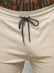 Herren Chino Jogger Hose Beige OZONEE O/1405SP