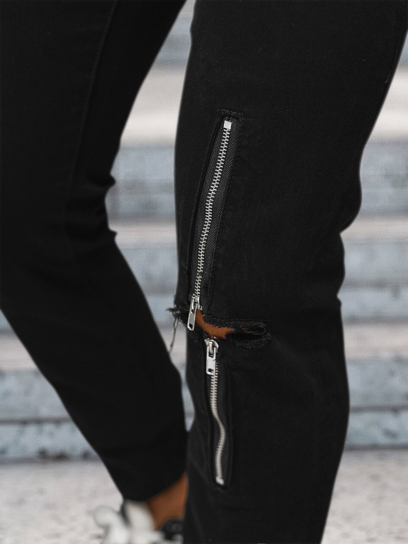 Herren Jeanshose Schwarz OZONEE NB/MP0087N