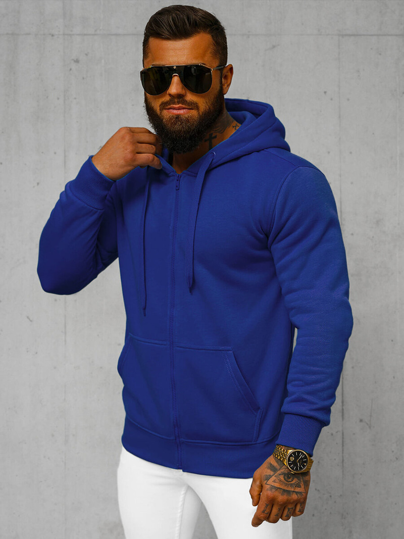 Herren Kapuzenpullover Kobalt OZONEE JS/2008Z