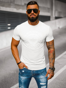 Herren T-shirt Weiß OZONEE NB/MT3056Z