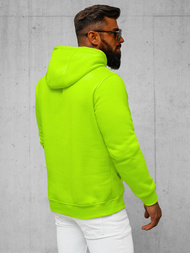 Herren Kapuzenpullover Grün-Neon OZONEE JS/2009Z