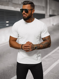 Herren T-shirt Weiß OZONEE O/L1192