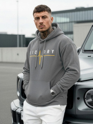 Herren Kapuzenpullover Dunkelgrau OZONEE JS/8B1757/5