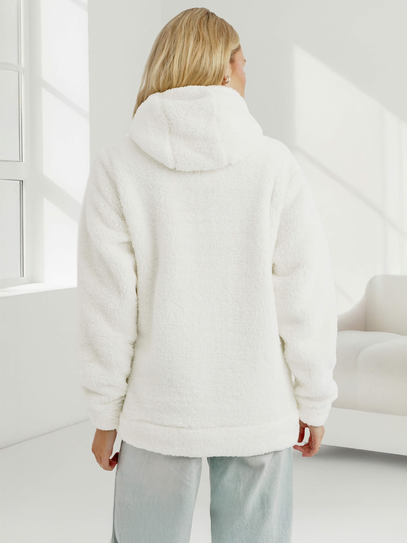 Damen Kapuzenpullover Weiß OZONEE JS/HH192/1