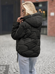 Damen Winterjacke Schwarz OZONEE JS/5M3336/392Z