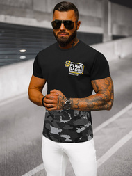 Herren T-shirt Grau OZONEE JS/S985/2Z