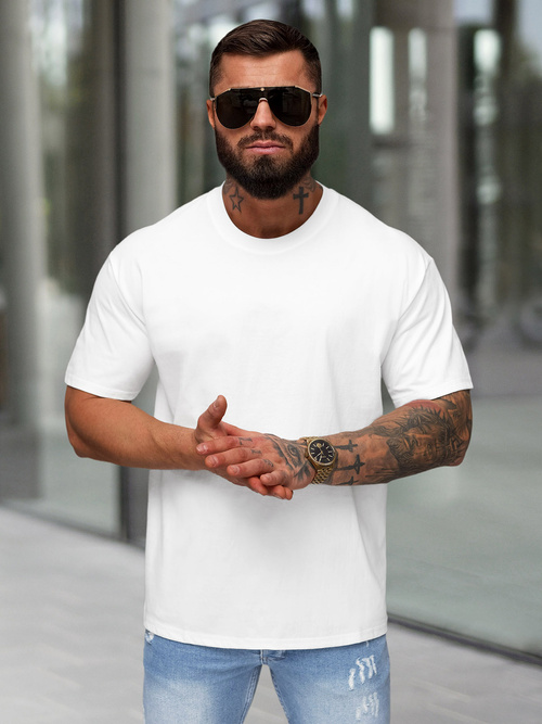 Herren T-shirt Weiß OZONEE JS/67T1298/1