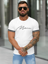 Herren T-shirt Weiß OZONEE O/QS11628
