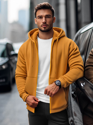 Herren Kapuzenpullover Camel OZONEE JS/2008Z