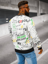 Herren Sweatshirt Weiß OZONEE JS/8B1228/1