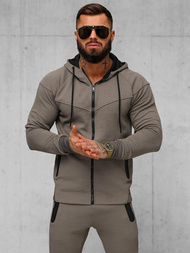 Herren Sportanzug Beige-Grau OZONEE O/FF3705AB