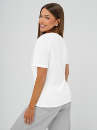 Damen T-Shirt Weiß OZONEE JS/R61658
