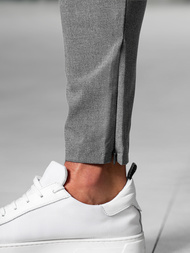 Herren Chino Hose Dunkelgrau OZONEE DJ/3300Z