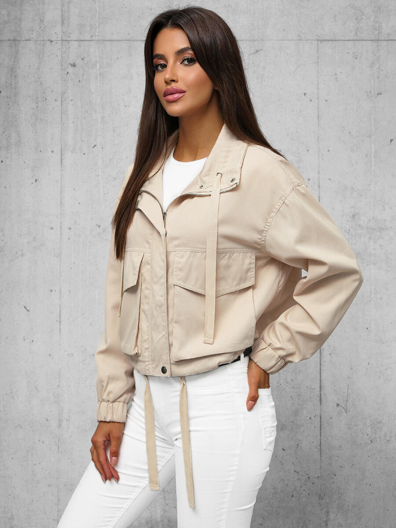 Damen Jacke Beige OZONEE O/G118Z