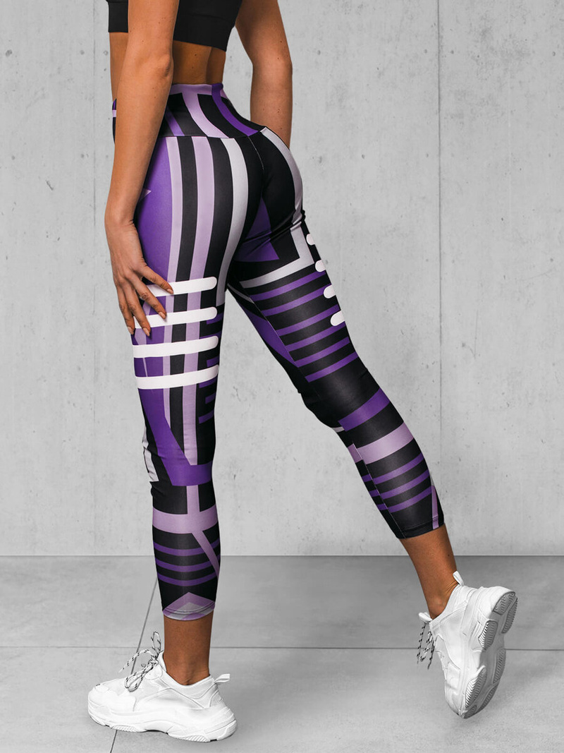 Damen Leggings Violett O/D0010Z