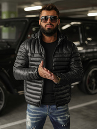 Herren Jacke Schwarz OZONEE JS/16M9336/392BZ