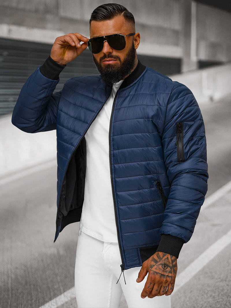 Herren Jacke Dunkelblau OZONEE JS/MY02Z