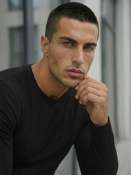 Herren Longsleeve Schwarz OZONEE JS/DB71/1