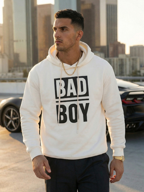 Herren Kapuzenpullover Weiß OZONEE JS/65B3909/1Z