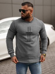 Herren Sweatshirt Dunkelgrau OZONEE JS/8B1358/5