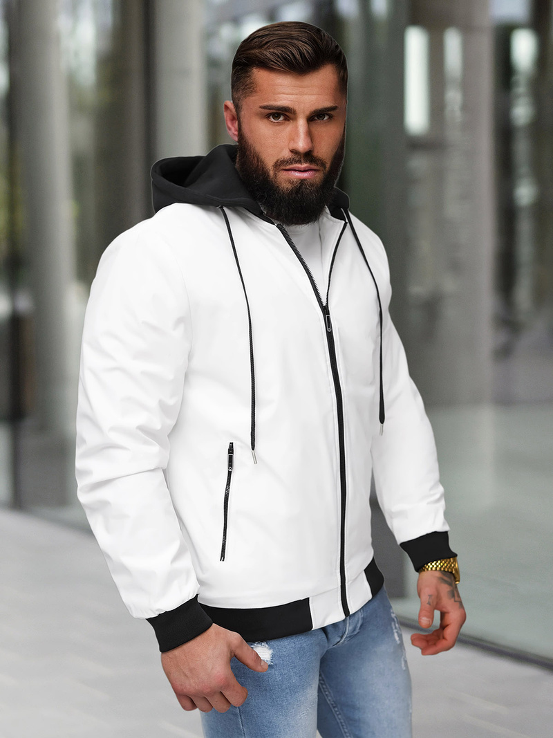 Herren Jacke Weiß OZONEE JS/62M9502/281
